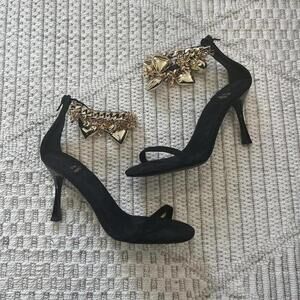 Jeffrey Campbell True-Love Charm Embellished High Heel Sandals